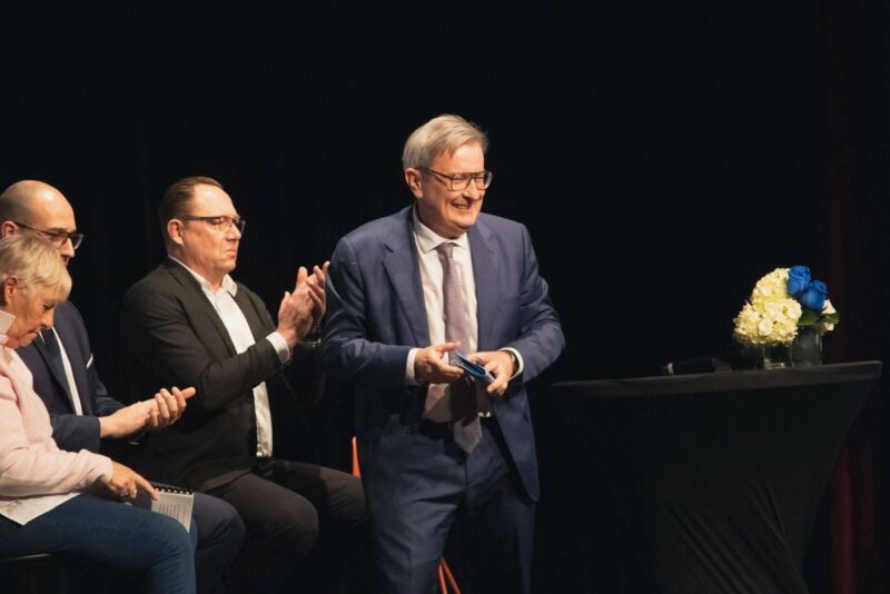 Image for the Tweet beginning: Cérémonie des voeux au personnel