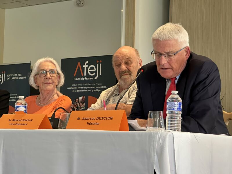 Image for the Tweet beginning: Assemblée Générale de l’Afeji présidée