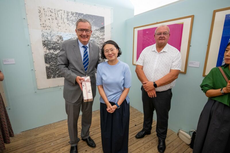 Image for the Tweet beginning: Vernissage au Musée du Dessin